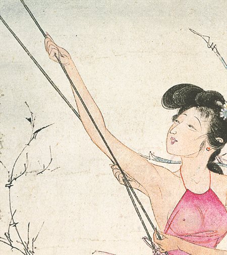 武江-胡也佛的仕女画和最知名的金瓶梅秘戏图